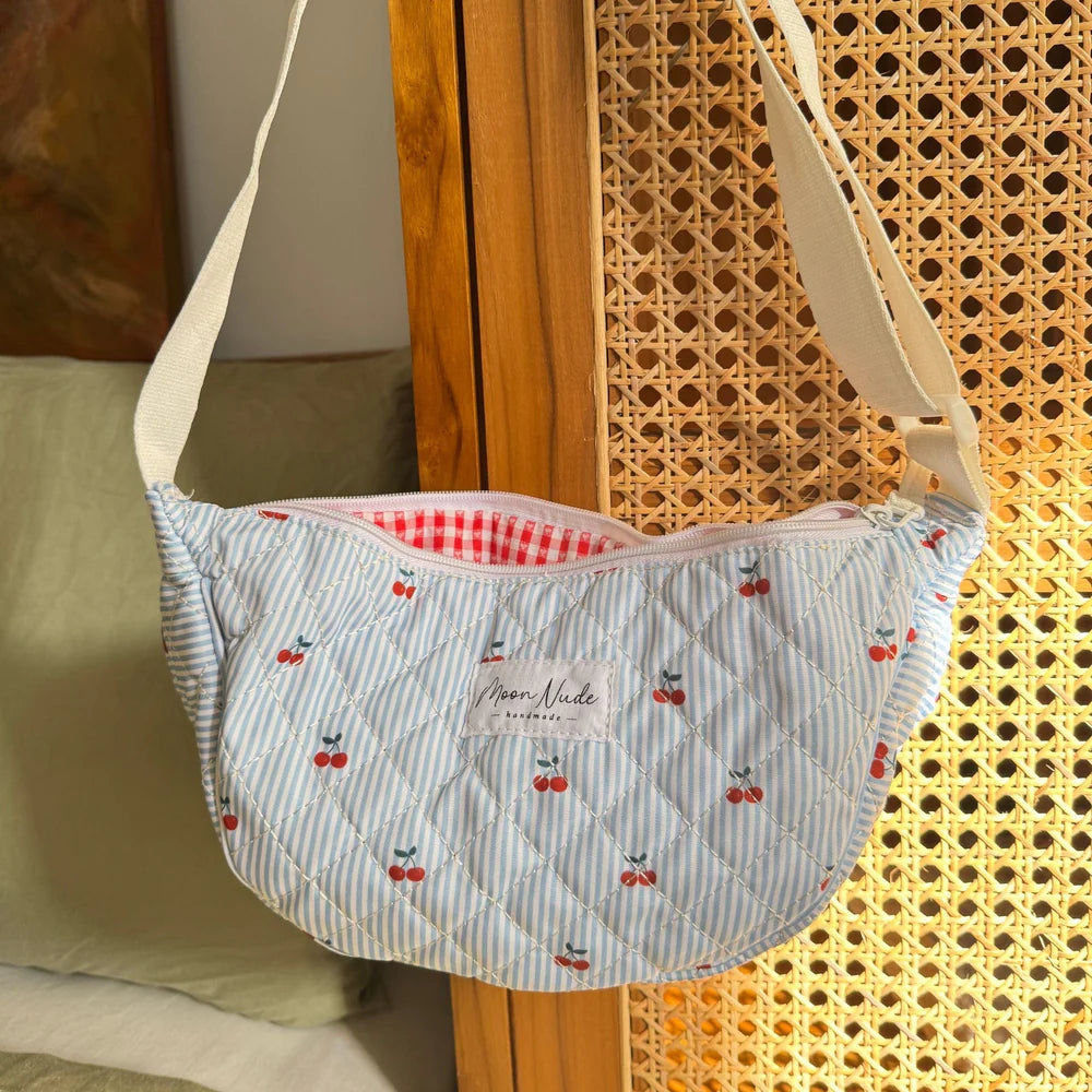 Moon Nude Handmade Cherry Mini Shoulder Bag