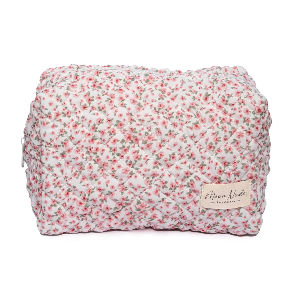 Moon Nude Handmade Peony Large Makeup Bag