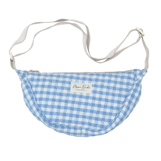 Moon Nude Handmade Azure Mini Shoulder Bag