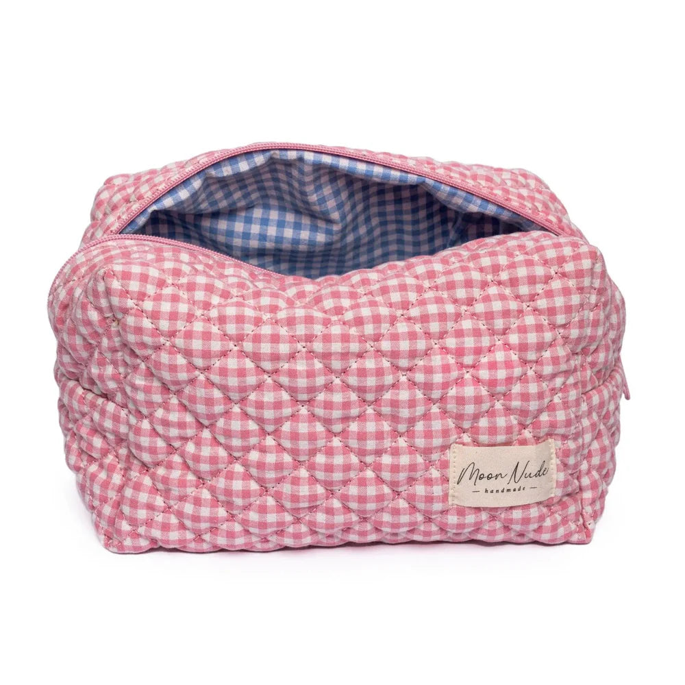 Moon Nude Handmade Flamingo Large Makeup Bag