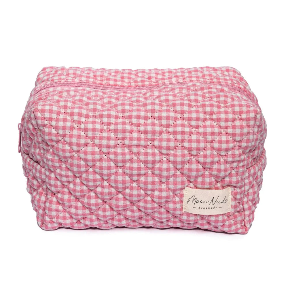 Moon Nude Handmade Flamingo Large Makeup Bag