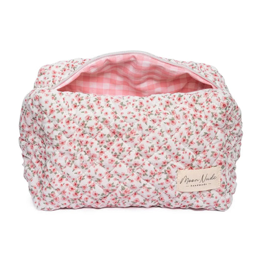 Moon Nude Handmade Peony Large Makeup Bag
