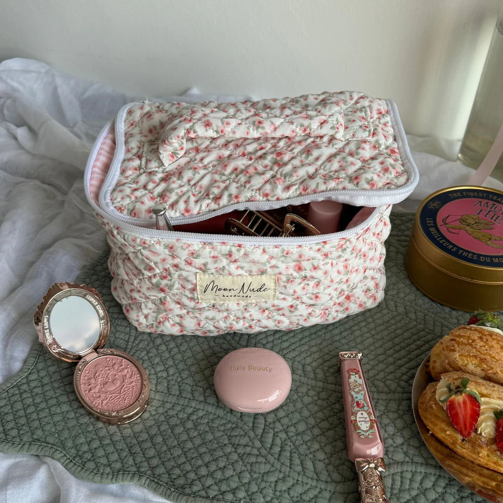 Moon Nude Handmade Poeny Vanity Bag