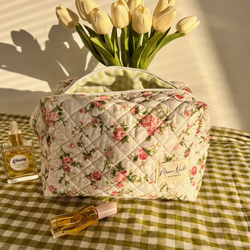 Moon Nude Handmade Roze Large Makeup Bag