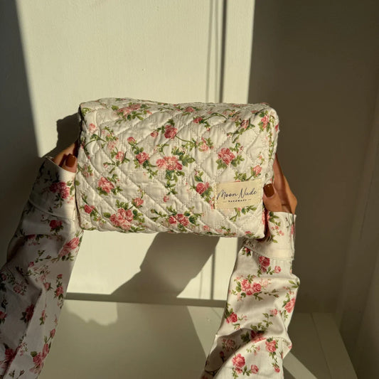 Moon Nude Handmade Roze Large Makeup Bag