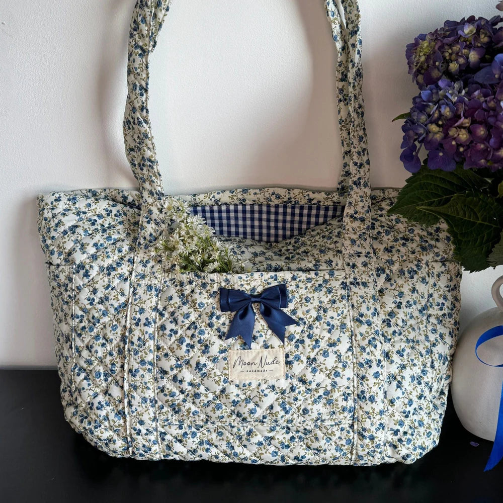 Moon Nude Handmade Spring Tote Bag